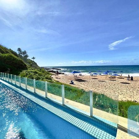 Apartamento completo e pé na areia no Rio Vermelho Salvador Exterior foto
