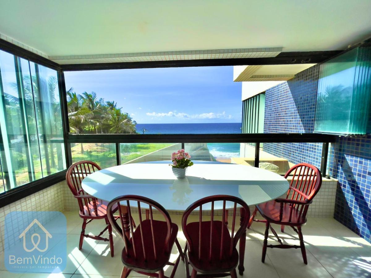 Apartamento completo e pé na areia no Rio Vermelho Salvador Exterior foto