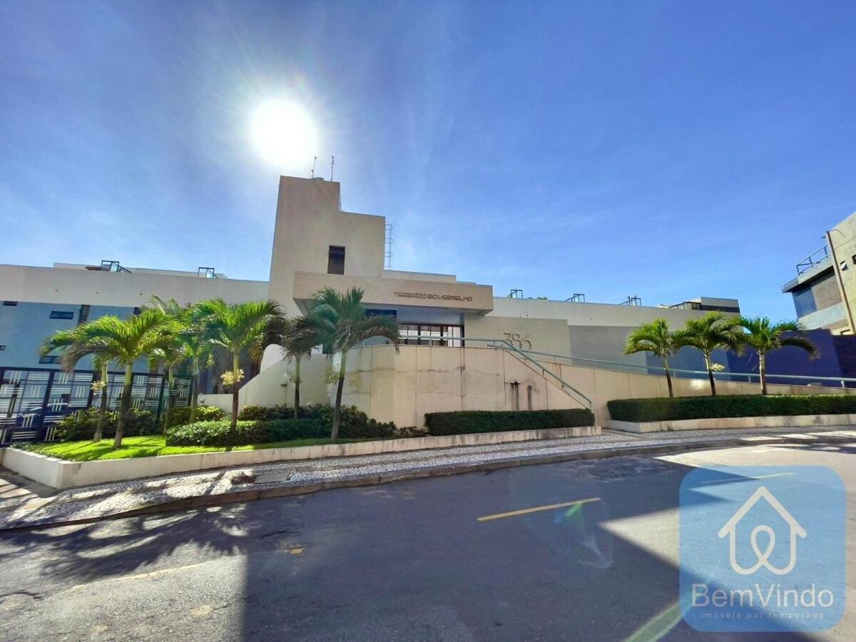Apartamento completo e pé na areia no Rio Vermelho Salvador Exterior foto