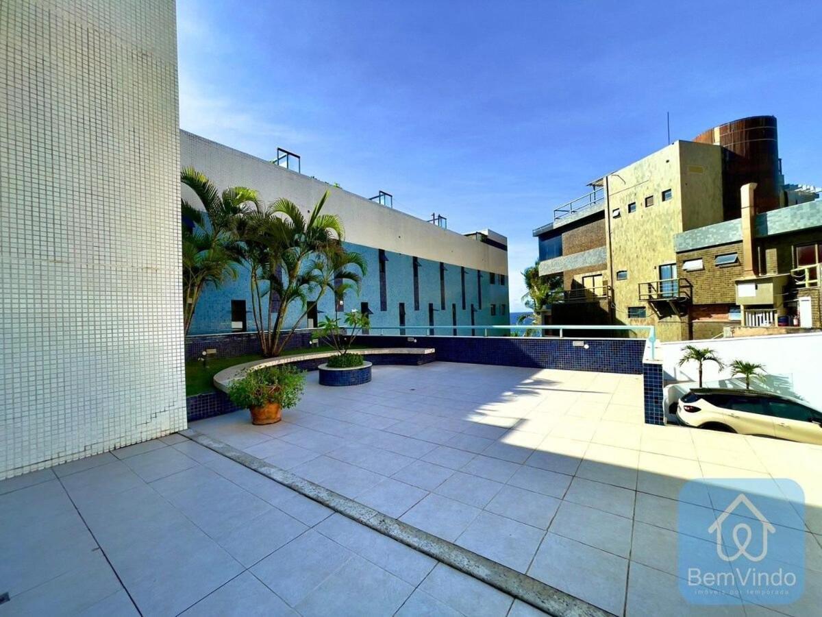 Apartamento completo e pé na areia no Rio Vermelho Salvador Exterior foto