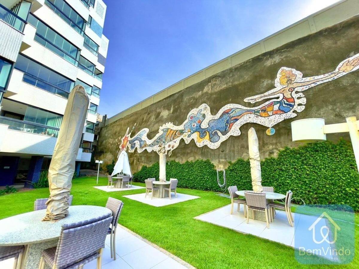 Apartamento completo e pé na areia no Rio Vermelho Salvador Exterior foto