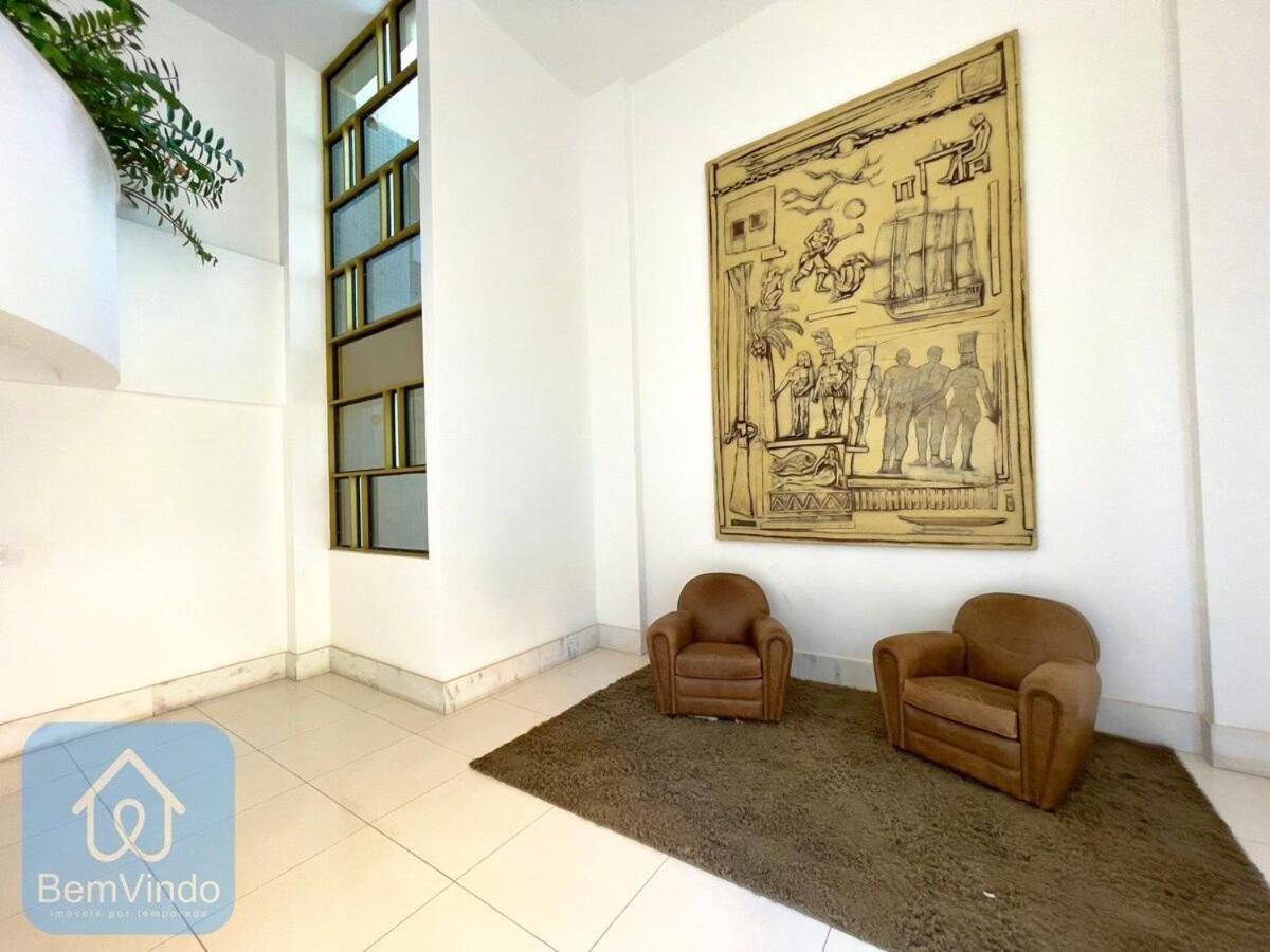 Apartamento completo e pé na areia no Rio Vermelho Salvador Exterior foto